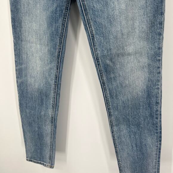 Denim Forum Aritzia The Yoko High Rise Slim Jeans Button Fly - Picture 4 of 8
